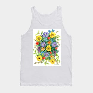 An Arrangement of Flowers Tank Top